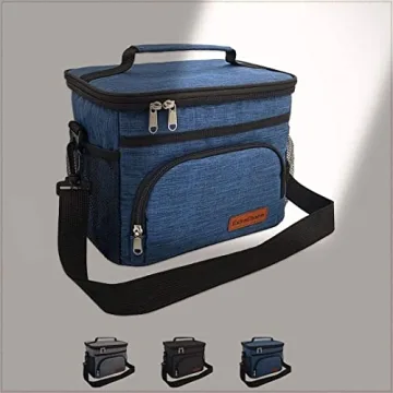 Insulated Lunch Bag - Reusable Cooler Tote for Adults