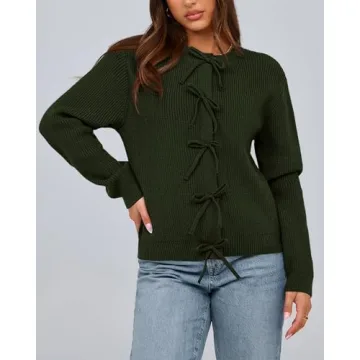 Stylish BTFBM Open Front Cardigan for Women - Fall 2024