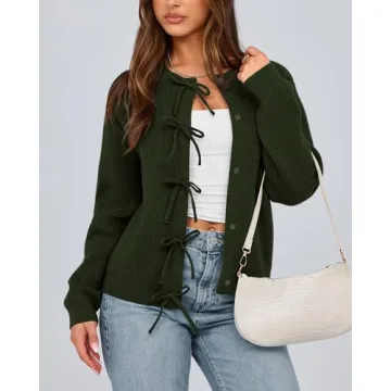 Stylish BTFBM Open Front Cardigan for Women - Fall 2024