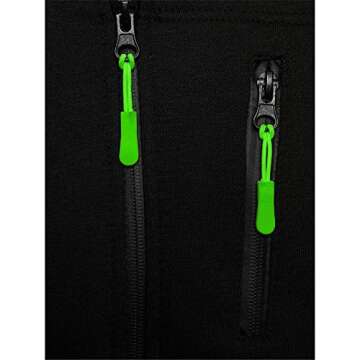 Mens Long Sleeve Zip Up Hoodie Hooded Sweatshirt Fashion Casual Pullover Sweatshirt with Pockets Lightweight Jacket