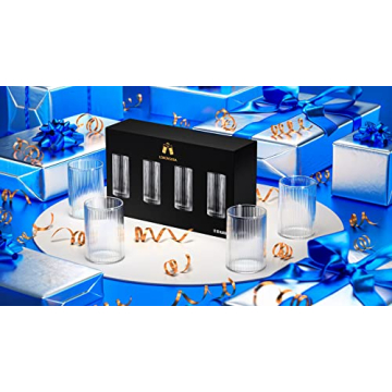 LEMONSODA Vintage Highball Glass Set - Stylish & Elegant