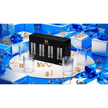 LEMONSODA Vintage Highball Glass Set - Stylish & Elegant