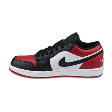 Nike Men's Air Jordan 1 Low Stylish Footwear in Gym Red