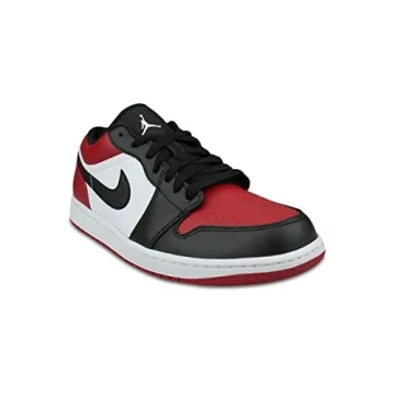 Nike Men's Air Jordan 1 Low Stylish Footwear in Gym Red