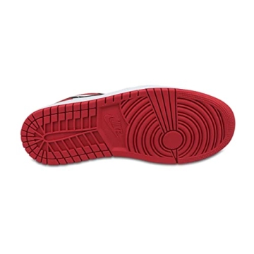 Nike Men's Air Jordan 1 Low Stylish Footwear in Gym Red