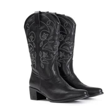 Stylish IUV Cowboy Boots for Women Comfort and Elegance