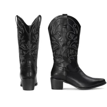 Stylish IUV Cowboy Boots for Women Comfort and Elegance