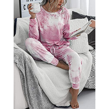 Comfortable and Stylish Women's Tie Dye Pajama Set