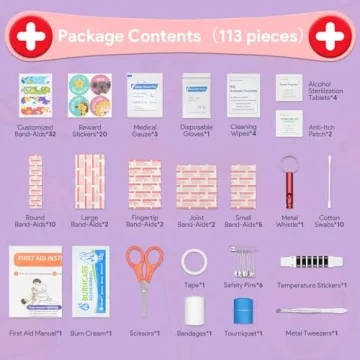 Kids Water-Resistant TSA-Approved Mini First Aid Kit