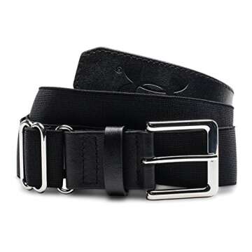 Under Armour Kids' UA Baseball Belt OSFA Black - Durable & Adjustable