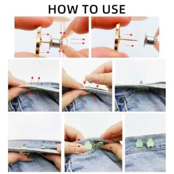 6 Sets Frog Strawberry Adjustable Waist Tighteners for Clothing