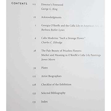 Georgia O'Keeffe and the Calla Lily in American Art Book