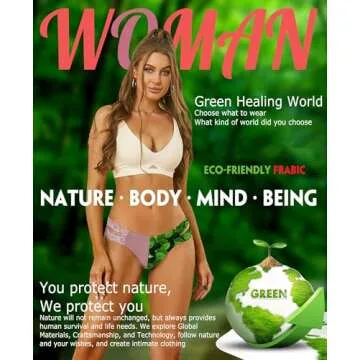 FINETOO Seamless Underwear for Women Cheeky Bikini Panties High Cut V-waist Lace Underwear Women Cute Bikinis 6 Pack