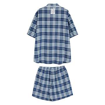 ULLALA Pajamas for women Slow Short sleeve Pair 40' yarn Rayon Blue