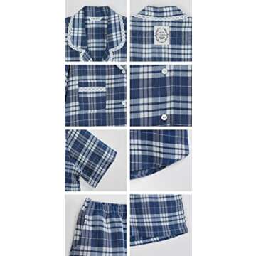 ULLALA Pajamas for women Slow Short sleeve Pair 40' yarn Rayon Blue