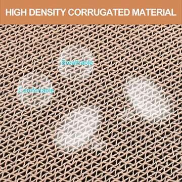 HALOVIE Extra Large Cat Scratcher Bed for Indoor Cats