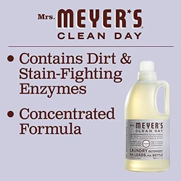 Mrs. Meyer's Liquid Laundry Detergent 64 oz Biodegradable Lavender