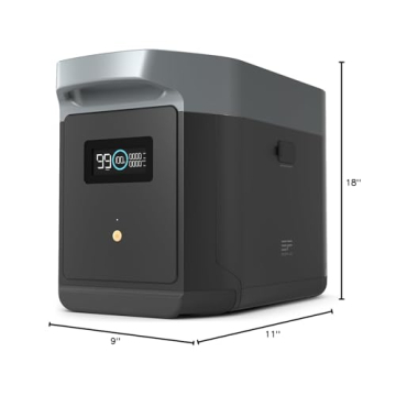 EF EcoFlow Delta 2 Max Extra Battery, 2048Wh Power Solution