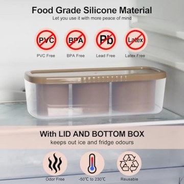 DDMY Ice Mold Silicone Tray for Tumbler Cups, 20-40 oz