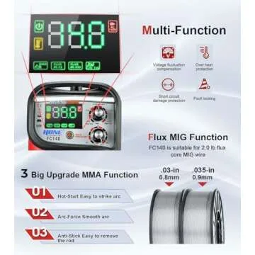 HONE MIG Welder 3-in-1 Synergic Welding Machine