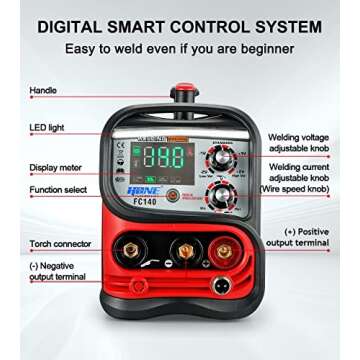 HONE MIG Welder 3-in-1 Synergic Welding Machine