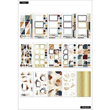 The Happy Planner Sticker Value Pack - Diary Planner & Journal Accessories - Watercolour Recovery Theme - Wellness - Multi-Colour - Great for Planning & Motivation - 30 Sheets with 892 Total Stickers