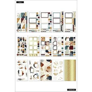 The Happy Planner Sticker Value Pack - Diary Planner & Journal Accessories - Watercolour Recovery Theme - Wellness - Multi-Colour - Great for Planning & Motivation - 30 Sheets with 892 Total Stickers