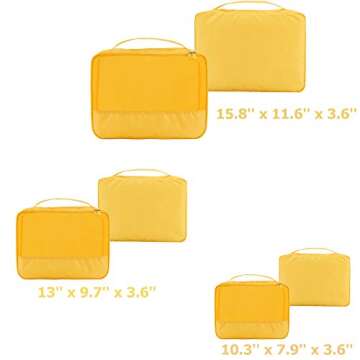 DoubleTrip Travel Packing Cubes Organizer for Luggage