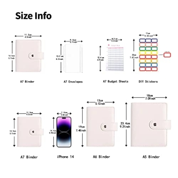 A7 Budget Binder Set - Compact Cash Organizer