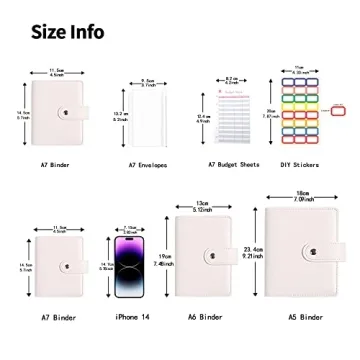 A7 Budget Binder Set - Compact Cash Organizer