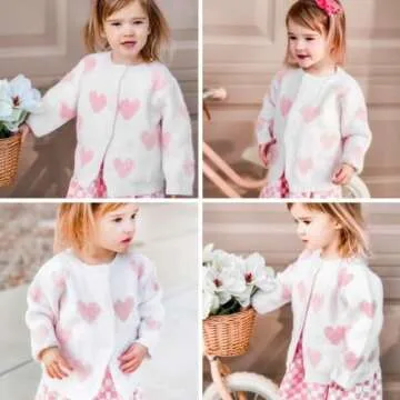Simplee Kids Pink Cardigan for Babies 3M-5T