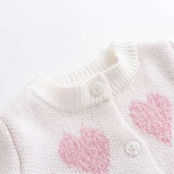 Simplee Kids Pink Cardigan for Babies 3M-5T