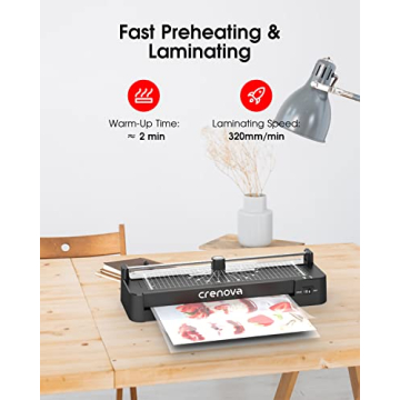 13 Inch A3 Laminator Machine with Built-in Trimmer & Tools