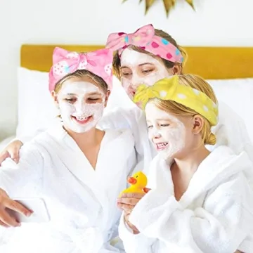 3 Otters 12PCS Bow Hair Bands - Soft, Fashionable Headbands