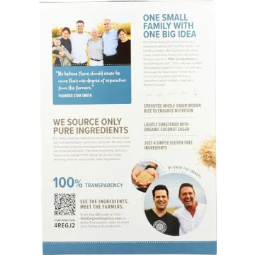 Cereal - Brown Rice Crisps 8oz USA for Healthy Snacking