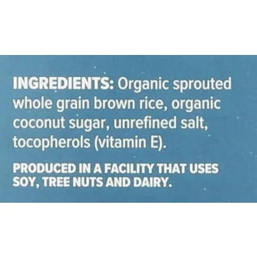 Cereal - Brown Rice Crisps 8oz USA for Healthy Snacking