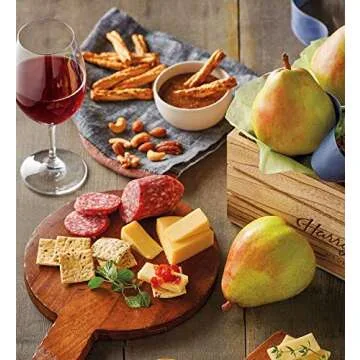 Harry & David Signature Pear, Nut, And Cheese Gift Basket - Deluxe, Deluxe Cheese Basket, Gift Basket With Cheese, Best Cheese And Pear Gifts, Impressive Gift Baskets