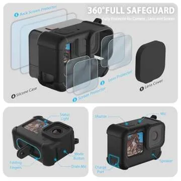 FitStill Silicone Sleeve for GoPro Hero 12/11/10/9