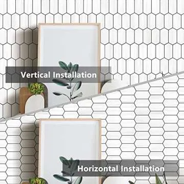 Vamos Tile Long Hexagon Peel and Stick Backsplash