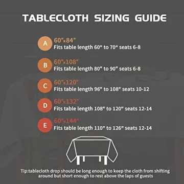 Elegant EVERLY 100% Natural Linen Tablecloth for Events