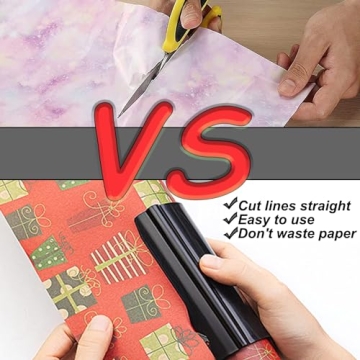Auronp Wrapping Paper Cutter - Quick & Easy Gift Wrapping Tool
