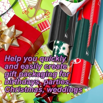 Auronp Wrapping Paper Cutter - Quick & Easy Gift Wrapping Tool