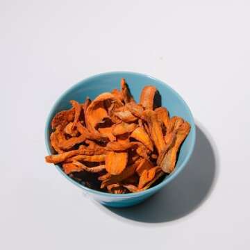 Rhythm Superfoods Carrot Sticks, Naked, Organic & Non-GMO, 1.4 Ounce each, Vegan/Gluten-Free Superfood Snacks, 4 count (Pack of 1)