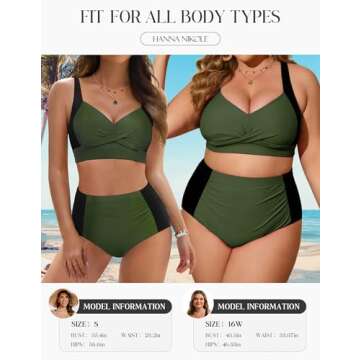 Stylish Hanna Nikole Plus Size Bikini Set for Women