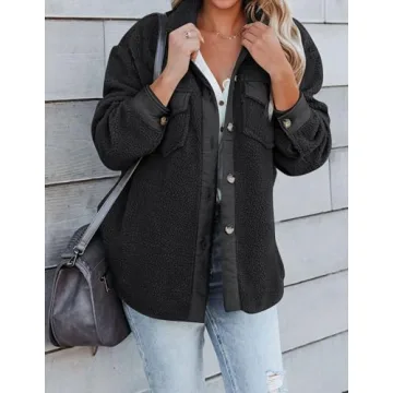 ZESICA Women's Cozy Sherpa Fleece Jacket for Winter