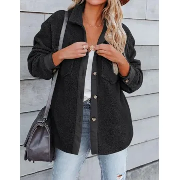 ZESICA Women's Cozy Sherpa Fleece Jacket for Winter