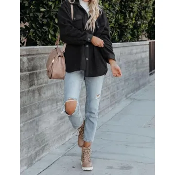 ZESICA Women's Cozy Sherpa Fleece Jacket for Winter