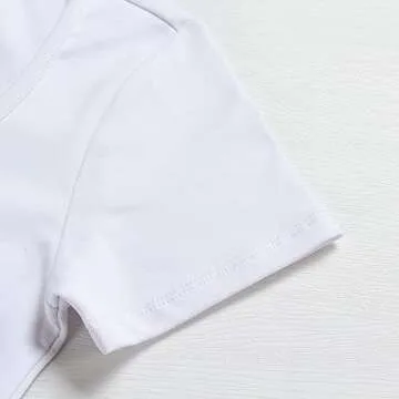 Artfish Women's Slim Fitted Crop Top - Casual Summer Essential