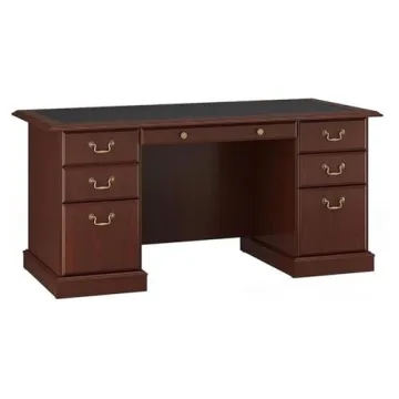 Pemberly Row Executive Wood Desk - Stylish and Functional