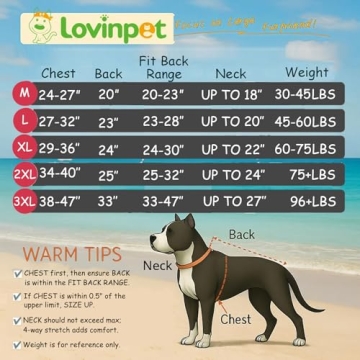 LovinPet Large Dog Pajamas for Medium and Big Breeds, Stylish for All Seasons